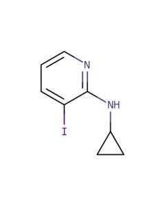 Astatech 2-CYCLOPROPYLAMINO-3-IODOPYRIDINE, 97.00% Purity, 0.25G
